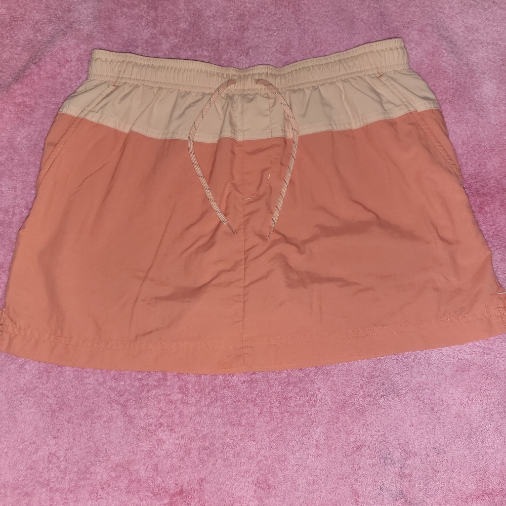 Peach Columbia skirt